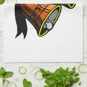 Festliche Weihnachtsglocken Geschirrtuch (Gefaltet)