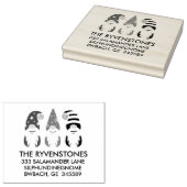 Festliche Weihnachtsgnomen Gummistempel (Stempel)