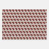 Festliche Weihnachtsgnomes Feiertag Geschenkpapier Set (Vorderseite)