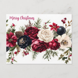 Festliche Weihnachtsgrußkarte Postkarte