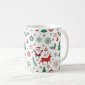 "Festliche Weihnachtskaffee-Tasse" Kaffeetasse (VorderseiteRechts)
