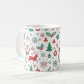 "Festliche Weihnachtskaffee-Tasse" Kaffeetasse (Vorderseite Links)