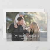 Festliche Weihnachtskarte Feiertagskarte (Vorderseite)