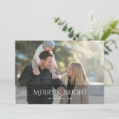 Festliche Weihnachtskarte Feiertagskarte (Stehend Vorderseite)