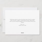 Festliche Weihnachtskarte Feiertagskarte (Rückseite)