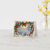Festliche Weihnachtskarte mit Shine Karte (Gelbe Blume)