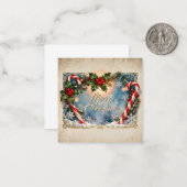 Festliche Weihnachtskarte mit Shine Mitteilungskarte (Vorderseite/Rückseite Beispiel)