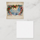 Festliche Weihnachtskarte mit Shine Mitteilungskarte (Vorne/Hinten)