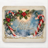 Festliche Weihnachtskarte mit Shine Mousepad (Vorne)