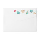 Festliche Weihnachtskekse in Aquarellfarben Frosti (Rückseite)