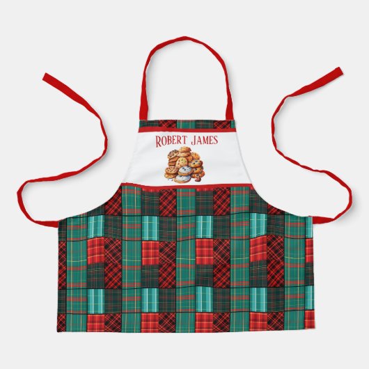 Festliche Weihnachtskekse Schürze (Vorderseite)