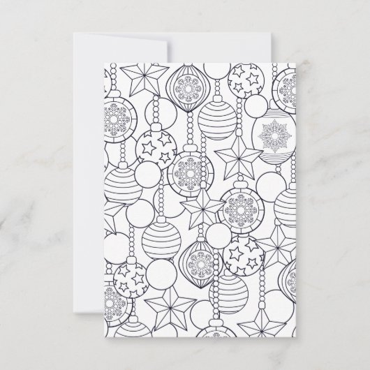 Festliche Weihnachtskinderfarbenkarte Karte (Vorderseite)