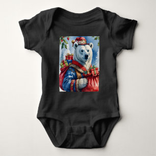 Festliche Weihnachtskollektion der Familie Snowman Baby Strampler