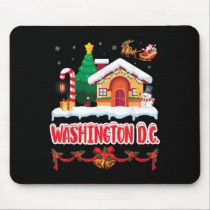 Festliche Weihnachtslandschaft in Washington D.c. Mousepad