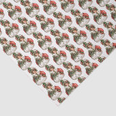 festliche Weihnachtsmädchen Weihnachtsfeiertag gek Seidenpapier (Ausschnitt)