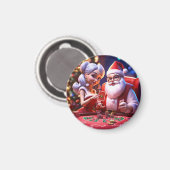 "Festliche Weihnachtsmagnete: Holiday Cheer zu Y h Magnet (Vorderseite/Rückseite)