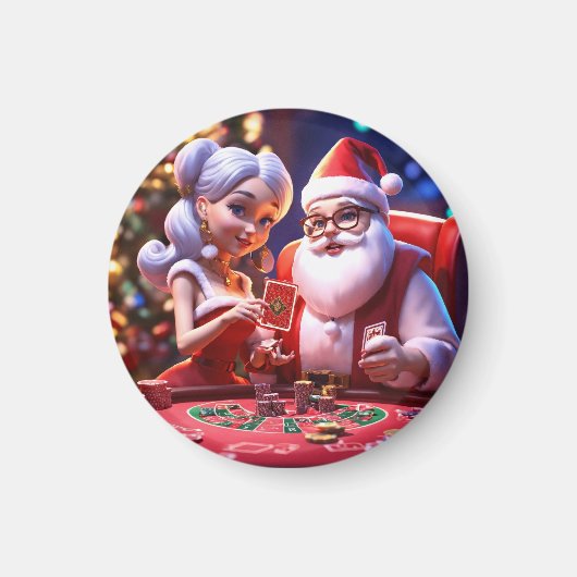 "Festliche Weihnachtsmagnete: Holiday Cheer zu Y h Magnet (Vorne)