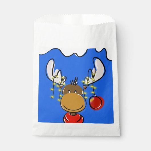 Festliche Weihnachtsmann-Tasche Geschenktütchen (Vorderseite)