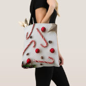 Festliche Weihnachtsmann-Tüte Tasche (Von Nahem)