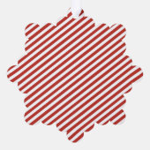 Festliche Weihnachtsmannmütze Ornament Karte (Rückseite)