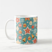 "Festliche Weihnachtsmuster-Tasse" Kaffeetasse (Links)