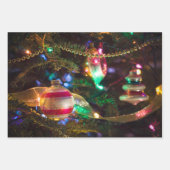 Festliche Weihnachtsschmuck Geschenkpapier Set (Vorderseite 2)