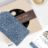 Festliche Welpe, von und zu blauen Weihnachten Geschenkanhänger