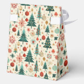 Festliche Winter Pattern Kinderdusche Geschenkschachtel (Rückseite)