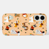 Festliche Winter-Welpen-Schals Case-Mate iPhone Hülle (Rückseite (Horizontal))