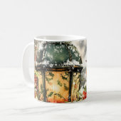 Festliche Winter Wonderland Szene Kaffeetasse (Vorderseite Links)