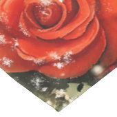 Festliche Winter Wonderland Szene Tischdecke (Schrägansicht)