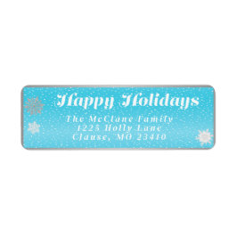 Festliche Winter Wunderland Blau und weiße Weihnac