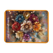 "Festliche Winterblüten" Magnet (Horizontal)