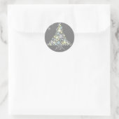 Festliche Winterferien Gastgeschenke Sticker (Tasche)