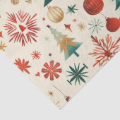 Festliche Winterferien-Muster Seidenpapier (Detail)