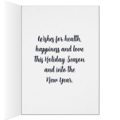 Festliche Wintergrußkarte (Innen (Rechts))