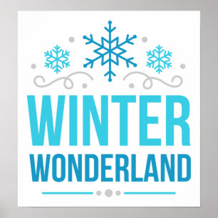 Festliche Winterherrschaftspflege Poster