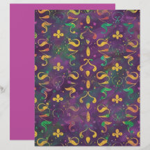 Festliche Wirbel Scrapbook Papier