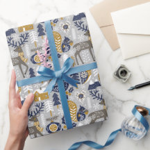 Festliche Woodland Tiere Skandi Weihnachten