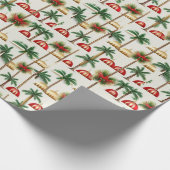 Festliche Wrap Wonderland 'Desert Palm Christmas' Geschenkpapier (Ecke)