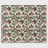 Festliche Wrap Wonderland 'Holly Berries' Wandern Geschenkpapier (Flach)