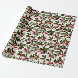 Festliche Wrap Wonderland 'Holly Berries' Wandern Geschenkpapier