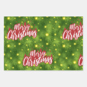 Festliche Wraps für fröhliche Momente Geschenkpapier Set (Vorderseite 3)