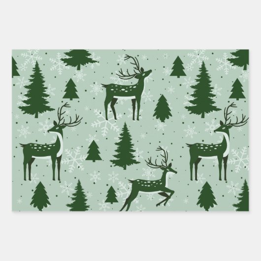 Festliche Wraps für fröhliche Momente Geschenkpapier Set (Vorderseite 2)