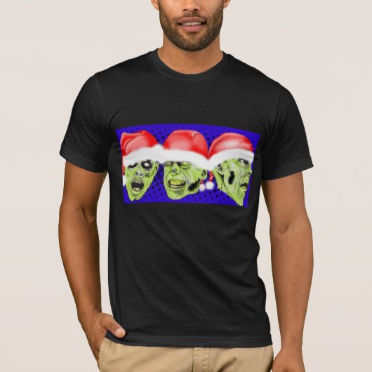 Festliche Zombies T-Shirt (Vorderseite)