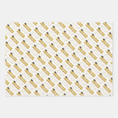 Festlicher Abschluss 2025 Geschenkpapier Set (Vorderseite 2)