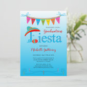 Festlicher Abschluss Fiesta Einladung (Stehend Vorderseite)