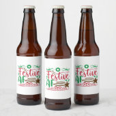 festlicher AF Bierflaschenetikett (Flaschen)