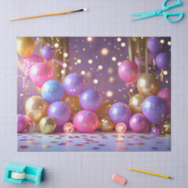 Festlicher Ballonrausch Seidenpapier