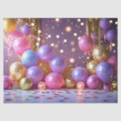 Festlicher Ballonrausch Seidenpapier (Vorderseite)